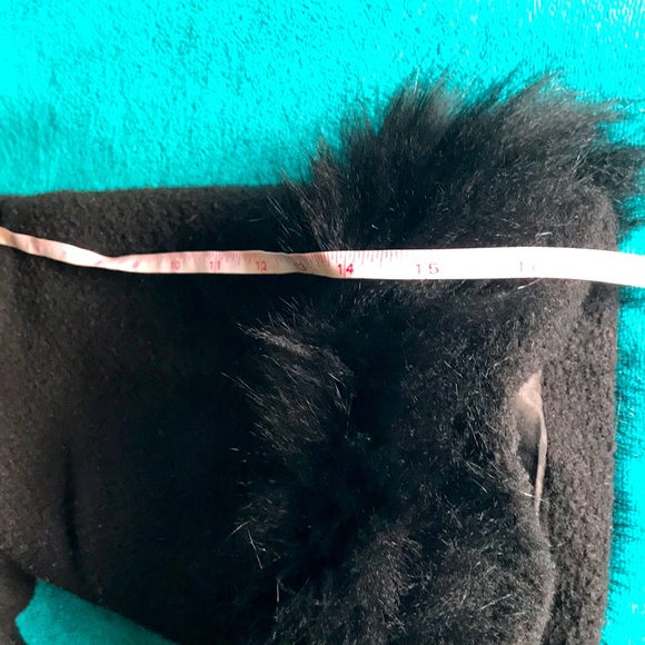 Wool Winter Coat - Faux fur Rim & Sleeves - Picture 9 of 12